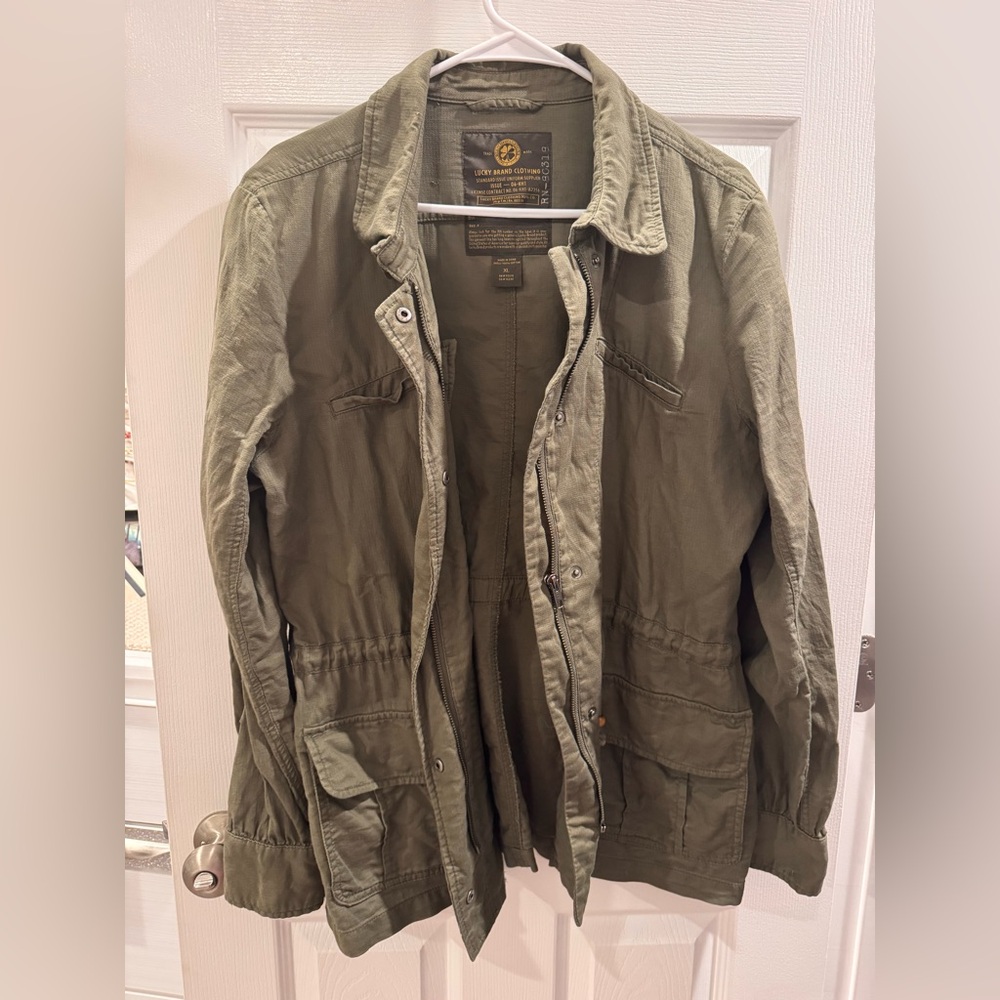 Lucky Brand Olive Green Utility Jacket